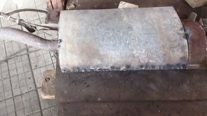 Ремонт ГЛУШИТЕЛЯ ваз своими руками ВАЗ 21099 ЧАСТЬ№4 Сварочные работы!