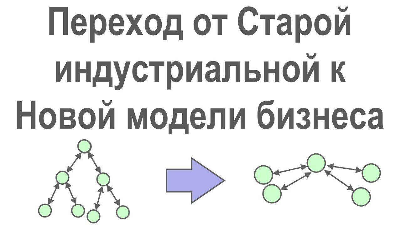 Переход от Старой индустриальной модели к Новой модели бизнеса