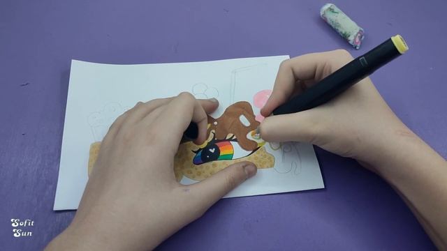 СЛАДКИЙ ДРАКОН из бумаги как в Тик Ток. DIY Sofit Sun