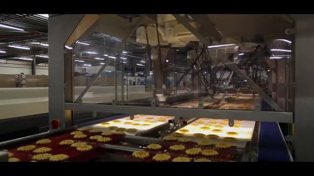 Упаковка вафель при помощи дельта робота FANUC M-2iA смотреть онлайн