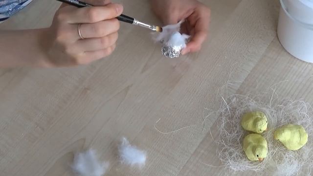 ?DIY пасхальные ЦЫПЛЯТА из ваты?| DIY Easter cottonwool CHICKEN || Varvara Dokuchaeva смотреть онлайн