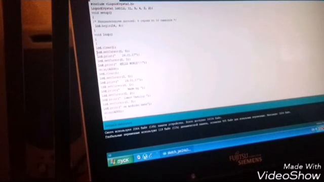 Подключение дисплея 1604 к Arduino