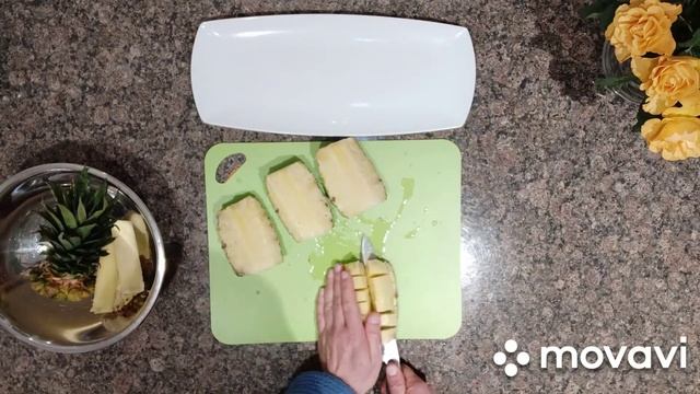 Как нарезать АНАНАС, Быстро, Легко, Красиво!