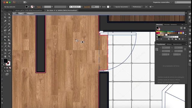 ✍✍ILLUSTRATOR PARA ARQUITECTOS✍Planos Arquitectónicos en Illustrator?APLICAR TEXTURA?sin Photoshop смотреть онлайн