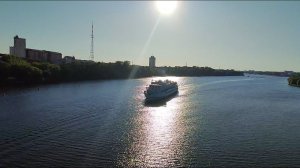 Теплоход "Михаил Танич" отправляется из Твери. 14.08.2024
