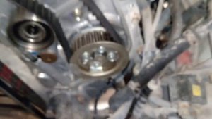 1HZ engine timing Belt marks