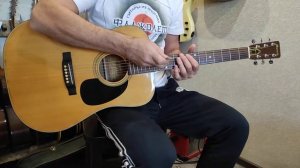 Винтажная акустическая гитара Morris W-15 (made in Japan). ПРОДАНА!!!