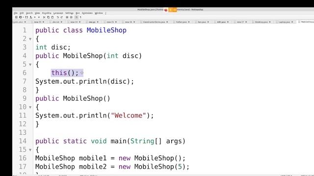 Java in Tamil - super() this() in Detail -Constructor Call in Inheritance - Muthuramalingam