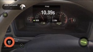 Volvo XC70 2,5 Т. Часть 1, Разгон 0-100.