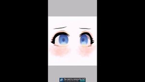 как красиво рисовать глаз (Ibisi paint X) how to draw beautiful eye for gacha club / gacha life??