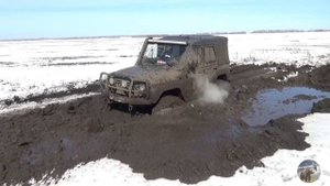 Последний снег и первая грязь. Renault Duster, УАЗ, Нива.