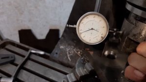 расточка отверстия на фрезерном станке.