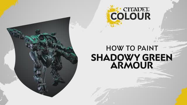 Покраска миниатюр Warhammer 40000 - How To Paint Necromunda  Shadowy Green Armour Intermediate