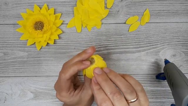 Воздушный цветок !Повязка из фоамирана / МК / DIY