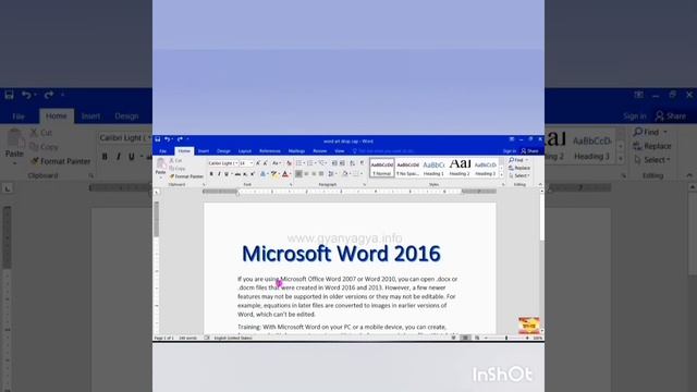 MS Word 2016 ( WordArt & Drop Cab) смотреть онлайн