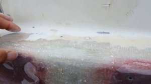 Ремонт парусной яхты TESIS.  пластиковый  корпус яхты, для чего нужен шов по корпусу парусной яхты.