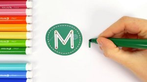 Учимся Писать Буквы Английского Алфавита! Детское обучающее видео.