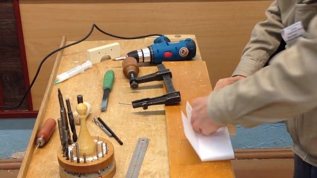 Горизонтально-сверлильный станочек из ручной дрели своими руками