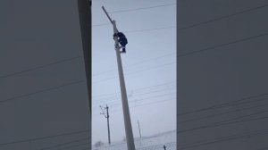 Замена ламп на опорах освещения!