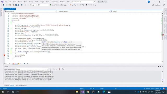OpenCV C++ Detect Marker Tutorial - 02 смотреть онлайн