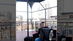 Баян с подключённой миди системой