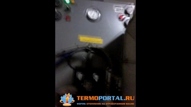 Газовый котел работает на эмульсии: вода-отработанное масло смотреть онлайн