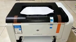 Test Printer Hp Laserjet CP1025 hasil joss