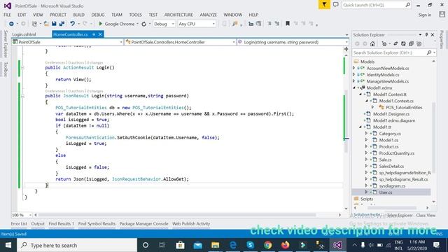 POS-5: Point of Sale Login using ASP.NET MVC AJAX | ASP.NET session based login | JQUERY смотреть онлайн