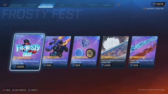 Rocket League Item Shop Today27 December 2023