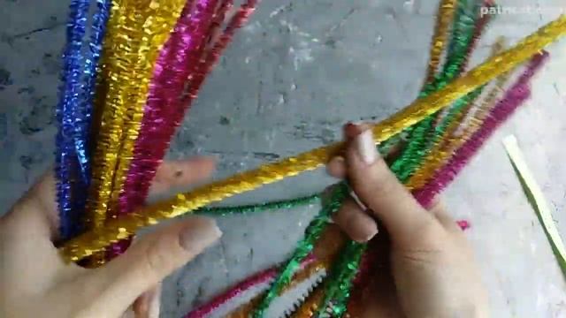 Синельная металлизированная проволока (шинел) для декора и поделок