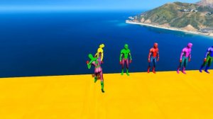 GTA 5 Epic Ragdolls | Spider-Man Vs Spider-Man Jumps/Fails Episode 02 (Euphoria Physics)