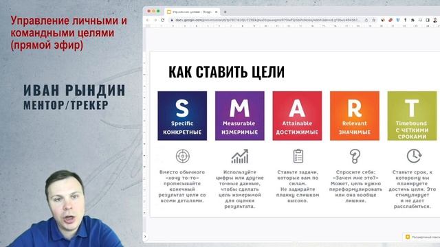 Управление целями для предпринимателей смотреть онлайн