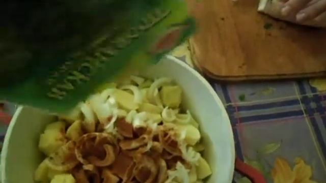 Картошка запечённая с салом смотреть онлайн
