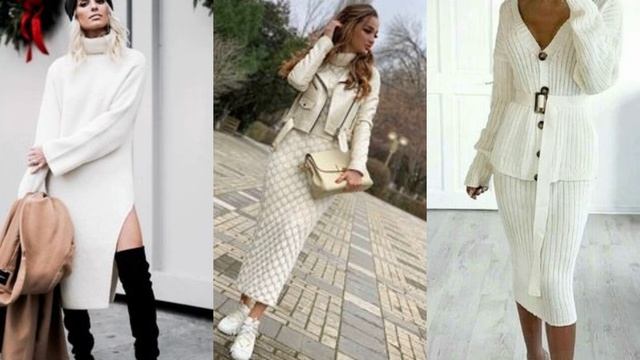 СТИЛЬНАЯ ОДЕЖДА ИЗ ТРИКОТАЖА? ОРИГИНАЛЬНЫЕ МОДЕЛИ ПЛАТЬЕВ КОСТЮМОВ?