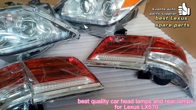 wholesales high quality car head lamps and rear lights for Lexus LX570 from Lexus parts supplier смотреть онлайн