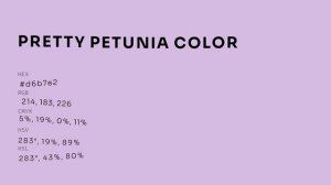 Pretty Petunia color #d6b7e2 hex color - Violet color - Cool color d6b7e2