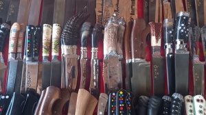 Острые ножи известных мастеров Узбекистана  Sharp knives of famous masters of Uzbekistan