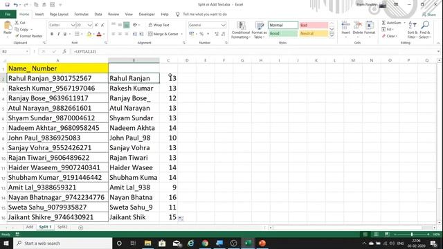 Join or Split Text in Excel. смотреть онлайн