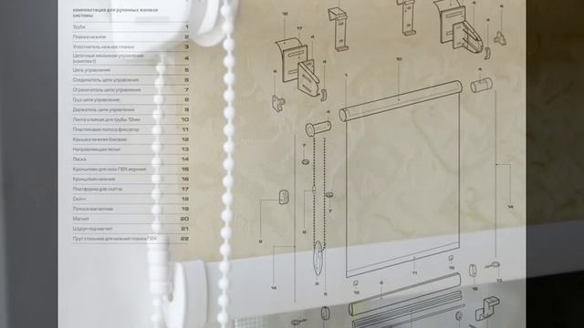 ДЕЛАЕМ РУЛОННЫЕ ШТОРЫ СВОИМИ РУКАМИ