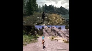 Skyrim modded v unmodded (PC)