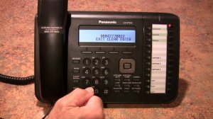 How to program a button on a Panasonic KX-DT543