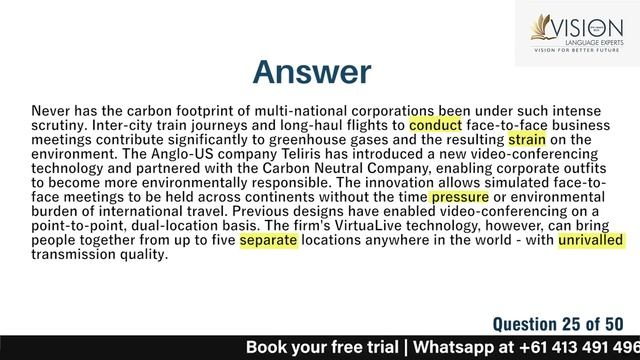 Practice PTE Reading Fill in the Blanks Prediction Questions | August 2021 Exam Questions | Vision смотреть онлайн