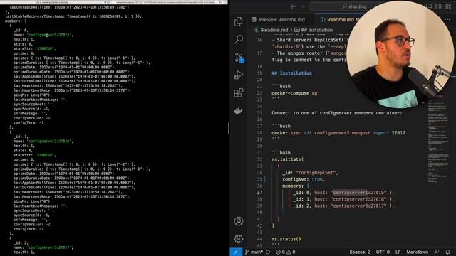 MongoDB Sharding بالعربي production-like demo - Data intensive apps ch6.2 смотреть онлайн