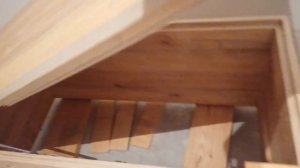 Чердачная лестница своими руками.