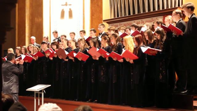 Хор академии культуры - Свете тихий- Н. Толстяков смотреть онлайн