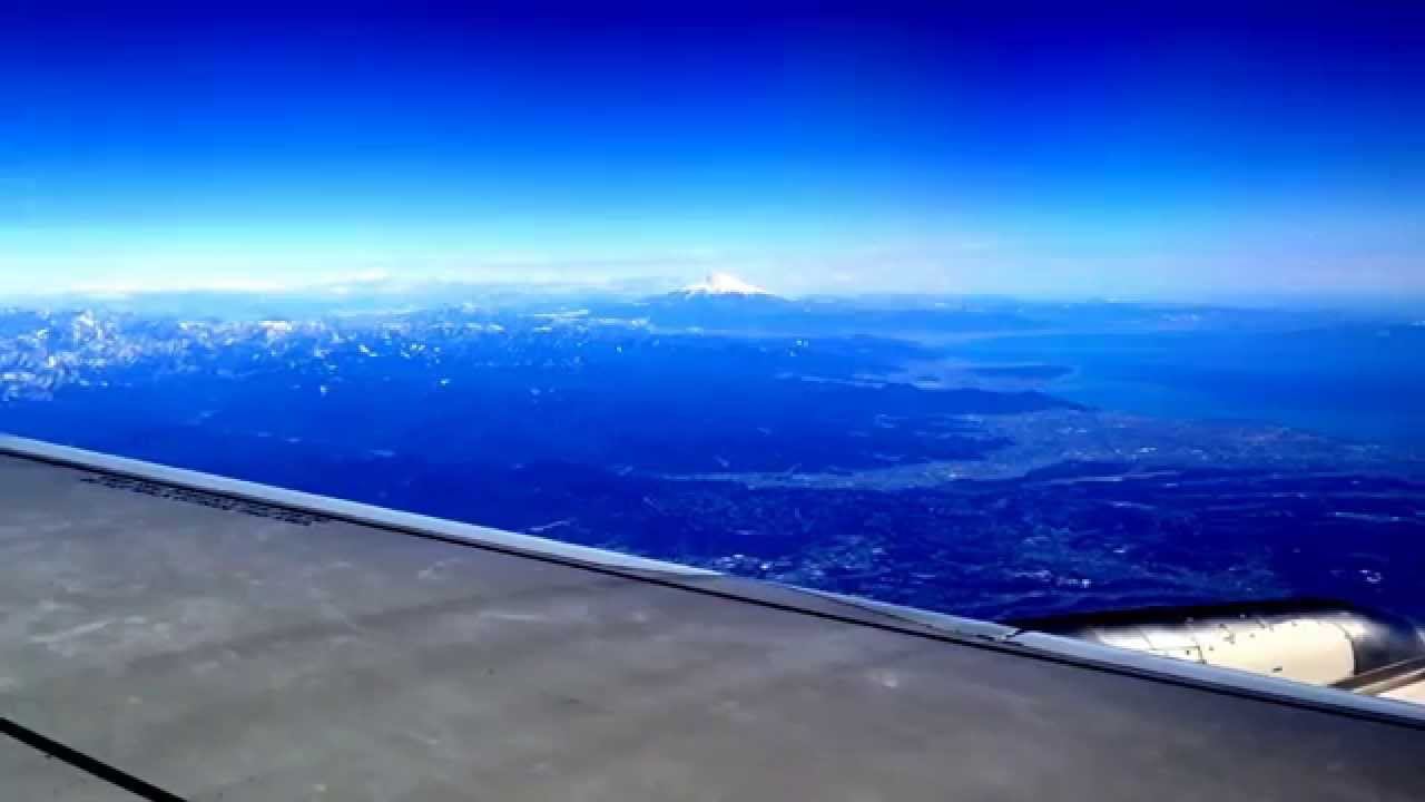 Mt. Fuji before landing at Mt. Fuji Shizuoka Airport