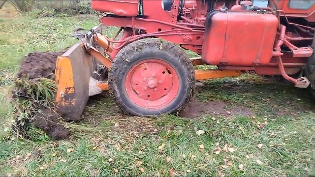 Экскаватор ЮМЗ - планировка участка смотреть онлайн