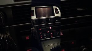 Добавление в меню MMI функций уровня заряда АКБ и масла в картере Audi A6 C6 рестайлинг