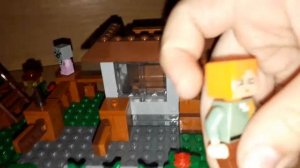 Конструктор Лего Майнкрафт "Большая компания Стива"