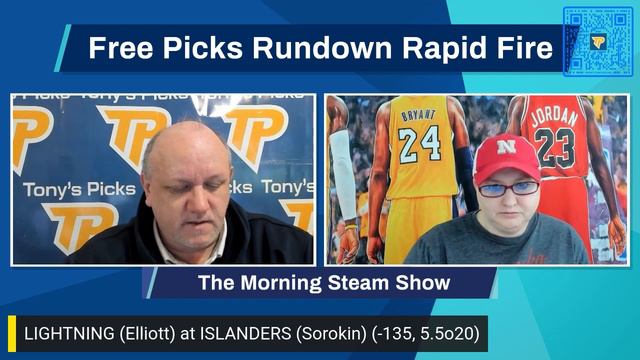14 FREE NHL Picks and Predictions on Morning Steam Show for Today, Thursday 4/6/2023